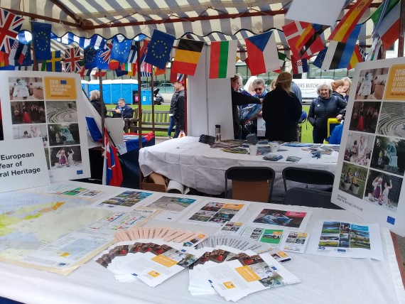 European Year of Cultural Heritage Stall at Glasgow